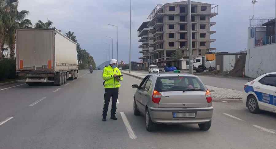 Antalya'da Havadan ve Karadan Trafik Denetimi Yapıldı.!