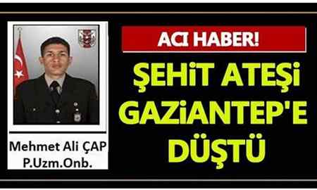 Gaziantepli Piyade uzman onbaşı Mehmet Ali Çap Şehit Oldu.!