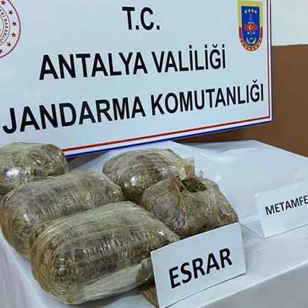 Antalya’da Uyuşturucu Taciri Elyaf’tan Kaçamadı
