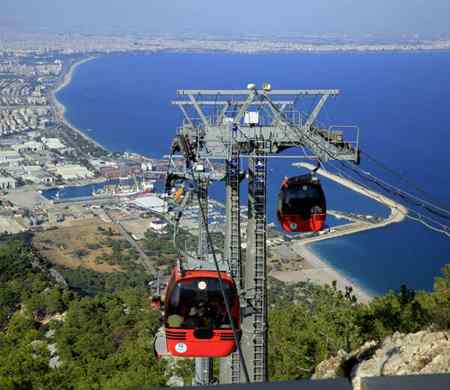 Antalya Tünektepe Teleferik Yıllık Bakıma Giriyor