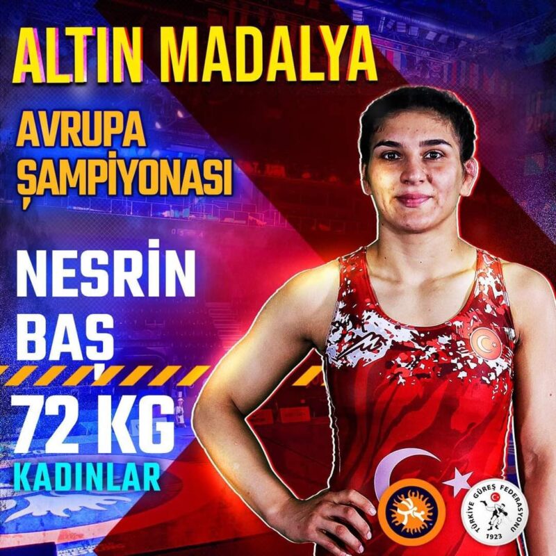 Nesrin Baş Avrupa Şampiyonu Oldu