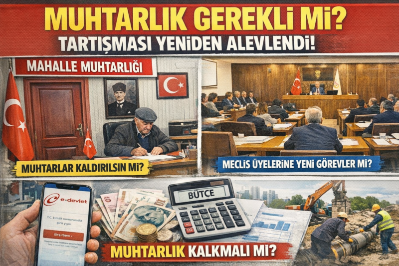 Muhtarlık Gerekli mi?” Tartışması Yeniden Gündemde