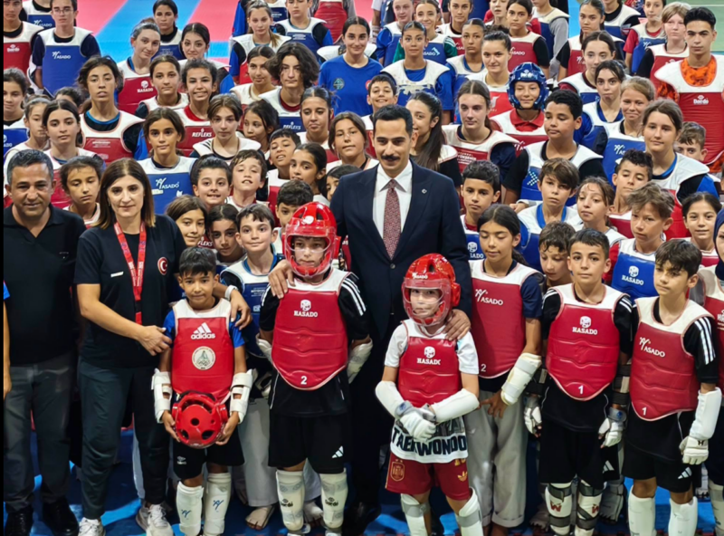FİNİKE’DE TAEKWONDO KAMPI’NA KAYMAKAM SOYLU’DAN ZİYARET